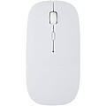 Menlo RCS recycled plastic wireless mouse, white