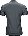 Mens elastic pique polo James Nicholson, anthracite, S