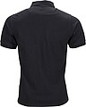 Mens elastic pique polo James Nicholson, black, S