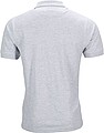 Mens elastic pique polo James Nicholson, grey melange, S