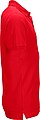 Mens elastic pique polo James Nicholson, red, M