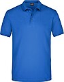Mens elastic pique polo James Nicholson, royal blue, 3XL