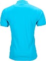 Mens elastic pique polo James Nicholson, turquise, 3XL