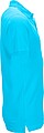 Mens elastic pique polo James Nicholson, turquise, 3XL