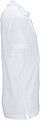 Mens elastic pique polo James Nicholson, white, L