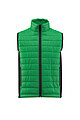 Mens insulated vest PAYPER SUBWAY, green/black, size XXS