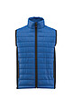 Mens insulated vest PAYPER SUBWAY, royal blue/black, size XXS