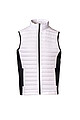 Mens insulated vest PAYPER SUBWAY, white/black, size M