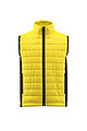Mens insulated vest PAYPER SUBWAY, yellow/black, size XXS
