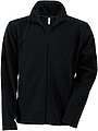 Mens microfleece sweatshirt KARIBAN, black, L