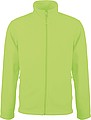 Mens microfleece sweatshirt KARIBAN, lime green, S