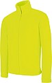 Mens microfleece sweatshirt KARIBAN, neon yellow, S