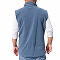 Mens microfleece vest KARIBAN, dark blue, 3XL