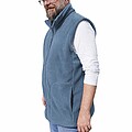 Mens microfleece vest KARIBAN, dark blue, 3XL
