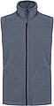 Mens microfleece vest KARIBAN, dark navy, L