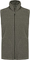 Mens microfleece vest KARIBAN, light khaki, XL