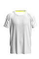 Mens performance T-shirt STEDMAN MESH RAGLAN, white, size S