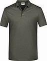 Mens Piqué Polo, brown, M