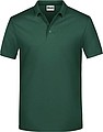 Mens Piqué Polo, dark green, L
