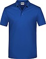 Mens Piqué Polo, dark royal, M