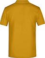 Mens Piqué Polo, gold yellow, L