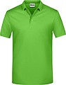 Mens Piqué Polo, lime green, 4XL