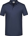 Mens Piqué Polo, navy, L