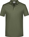 Mens Piqué Polo, olive, L