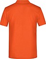 Mens Piqué Polo, orange, S