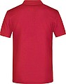 Mens Piqué Polo, red, L