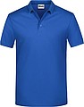 Mens Piqué Polo, royal, M