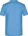 Mens Piqué Polo, sky blue, L