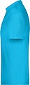 Mens Piqué Polo, turquoise, XXL