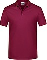 Mens Piqué Polo, wine, M