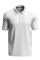 Mens poloshirt STEDMAN HENRY, white, L