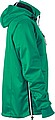 Mens softshell jacket JAMES & NICHOLSON, irish green/navy/white, S