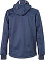 Mens softshell jacket JAMES & NICHOLSON, navy/navy/white, 3XL