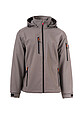 Mens softshell jacket PAYPER CREEK L.I.T., smoke grey, size L