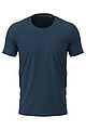 Mens STEDMAN STRETCH-T T-shirt, navy blue, size L