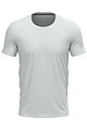 Mens STEDMAN STRETCH-T T-shirt, white, size S