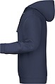 Mens sweatshirt with hoodie James Nicholson, navy, M