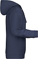 Mens sweatshirt with hoodie James Nicholson, navy, M