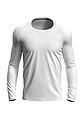 Mens T-shirt STEDMAN CLIVE LONG SLEEVE, white, S