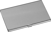 Metal Business card holder, grey