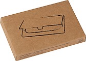Metal Business card holder, grey