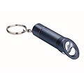 Metal torch key ring, french navy