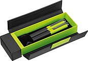 Metal writing set, lIght green