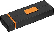 Metal writing set, orange