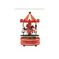 Mini carousel music box