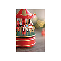 Mini carousel music box